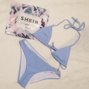 SHEIN light blue bikini
